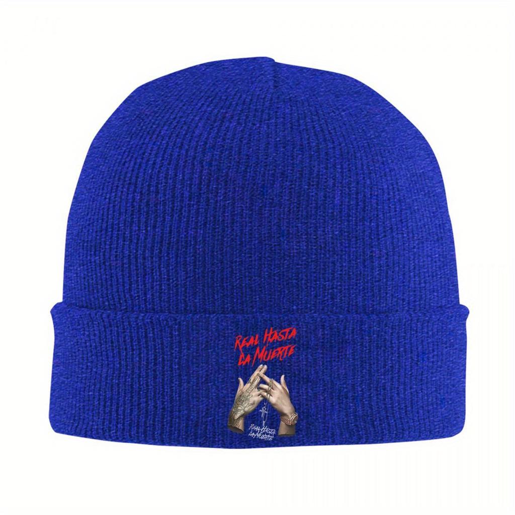 Anuel AA Music Hats Autumn Winter Beanie Warm Real Hasta La Muerte Caps Female Male Knitted Hat