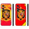 Spanien Spanisch Flagge Schwarz Silikon Telefon Fall Für Xiaomi POCO X3 X4 NFC F3 F4 GT F5 M3 M4 M6 X5 x6 Pro 5G C55 C65 M5