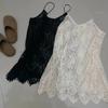 Sweet Lace Camisole Skirt Beach Wear Sling Skirt Petticoat Lining Petticoat Women  Ladies/Girls