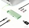 7-in-1 Type-C USB Hub with 4K Support SD Card Reader Laptop Expansion Dock-Data Transfer & Multi-Function