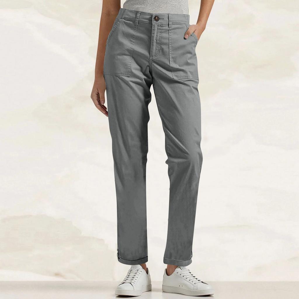 Women's Cargo Pants With 4 Pockets, Lightweight And Quick-drying, Outdoor Travel Casual And Comfortable Summer Pants