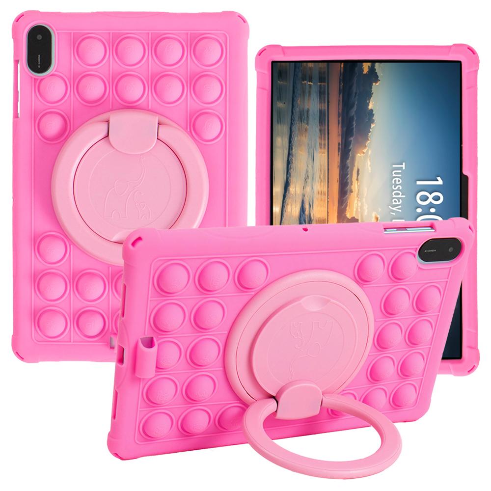 For Honor Pad X9/X8a Case Push Bubble Rotary Kickstand PC + Silicone Tablet Cover