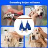 Blue color design Pet Nail Trimming Sling Mesh Pet Restraint Bed  Daily pet beauty grooming