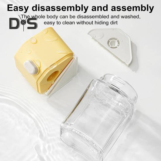 Sypátko na sůl a koření 0,5g Přesný dávkovač s designem odolným proti vlhkosti 200ml Skleněná kuchyňská kořenka bez BPA pro kempování BBQ