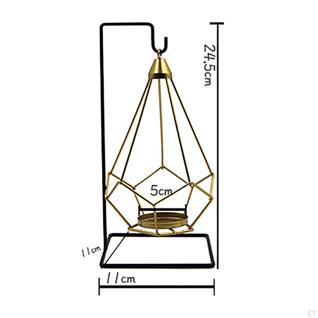 Kerzenhalter Geometrisch Hängend Teelicht Dekorativ für Weihnachten Büro