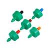 200Pcs Pressure Compensated Drippers 2/4/8/12/16 L/H Garden Greenhouse Drip Irrigation System 6mm Flat Interface Micro-Sprinkler