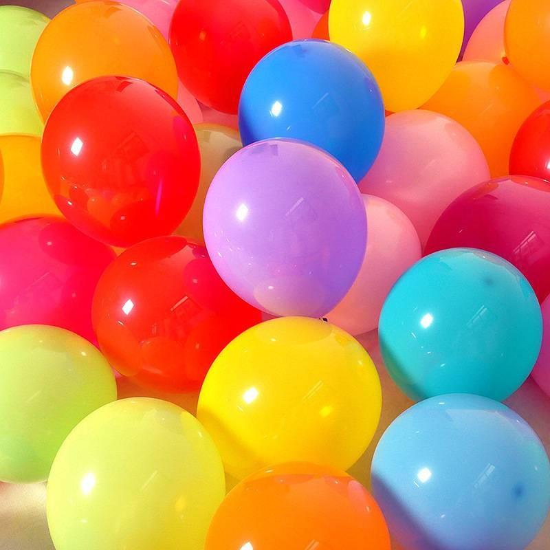 Balloon Thick Round Matte Latex Mixed Color Shopping Mall Festivals Decoration