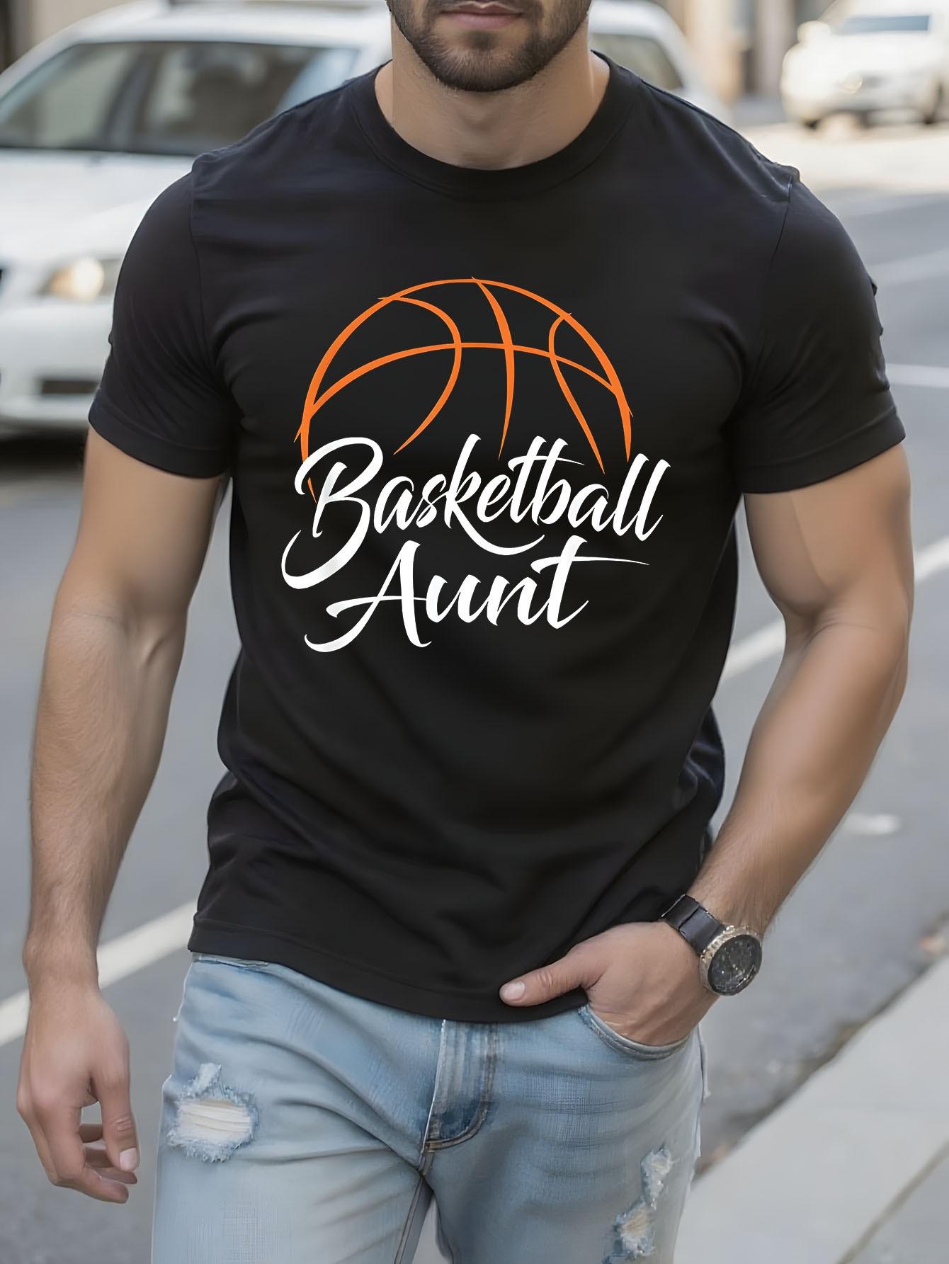 Basketball Aunt | Basketball Mom Auntie T-shirt XXXL