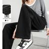 Women's Velvet Pleated Wide-Leg Casual Pants