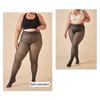 Women Fleece Lined Tights Winter High Waist Plus Size Leggings Sheer Warm Pantyhose Fake Translucent Thermal Thick Tights for Dresses Date Party Wear
