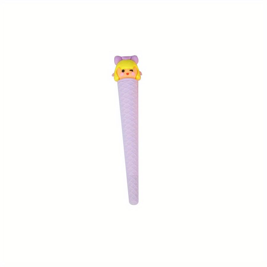 Back To School Season 10pcs 0.5mm High-looking Cartoon Plastic Cone Gel Pen Cute Ice Cream Shape Creative Stationery Prize Gift Water Pen