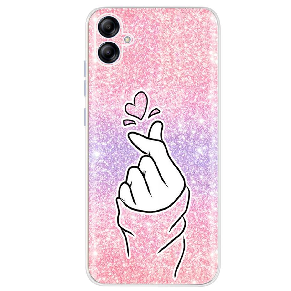 For Samsung Galaxy A04e A04 A04S 2022 Cute Printing Phone Case For SamsungA04 A 04 04e SM-A042F A045F Soft Silicone TPU Cases