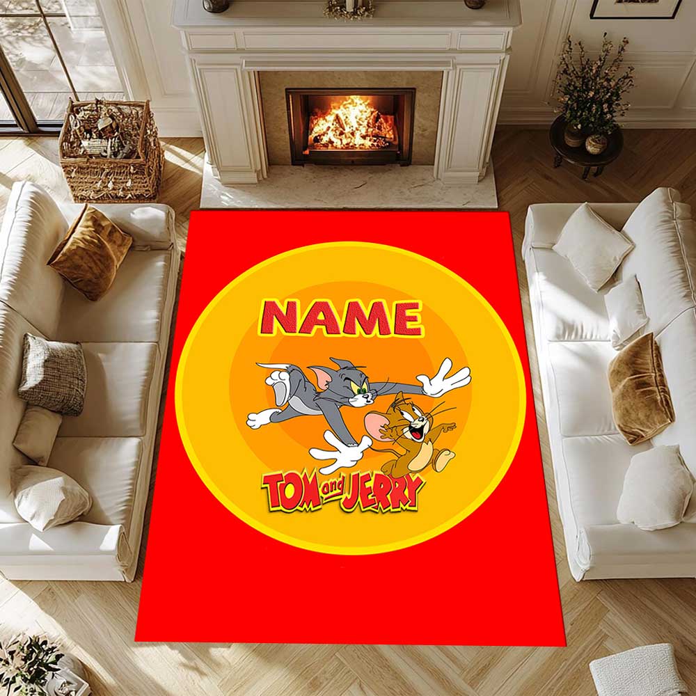Warner Bros. Film (3) Personalizza il tuo tappeto con nome, cuscino per sedia da ufficio, regalo per camera da letto, soggiorno di casa.