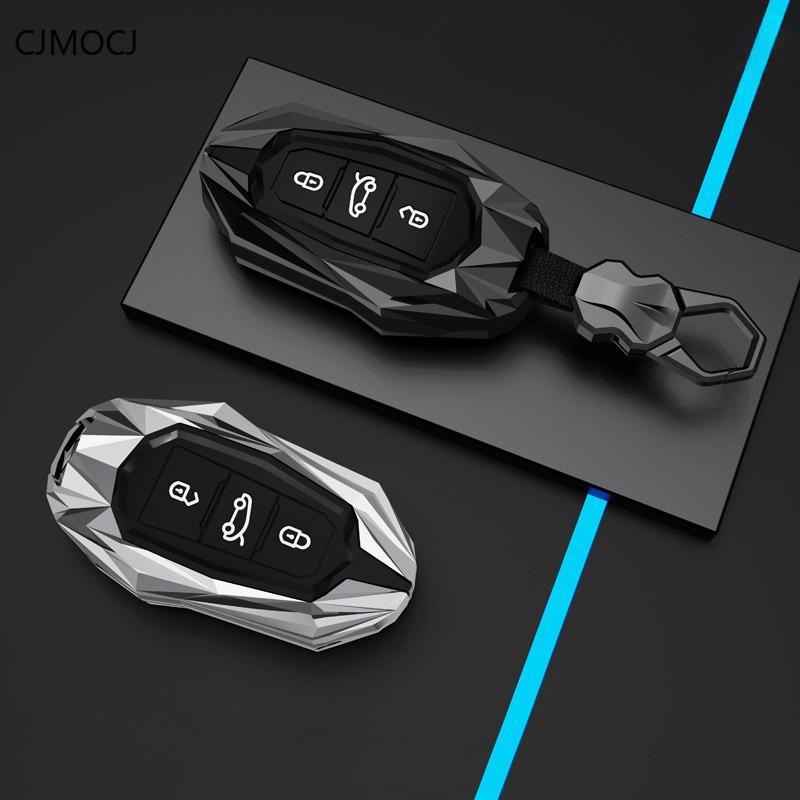 Housse de Porte-clés Premium Pour Peugeot 408/4008/308 & Citroën C5 X – Étui de Protection Porte-clés Porte-clés