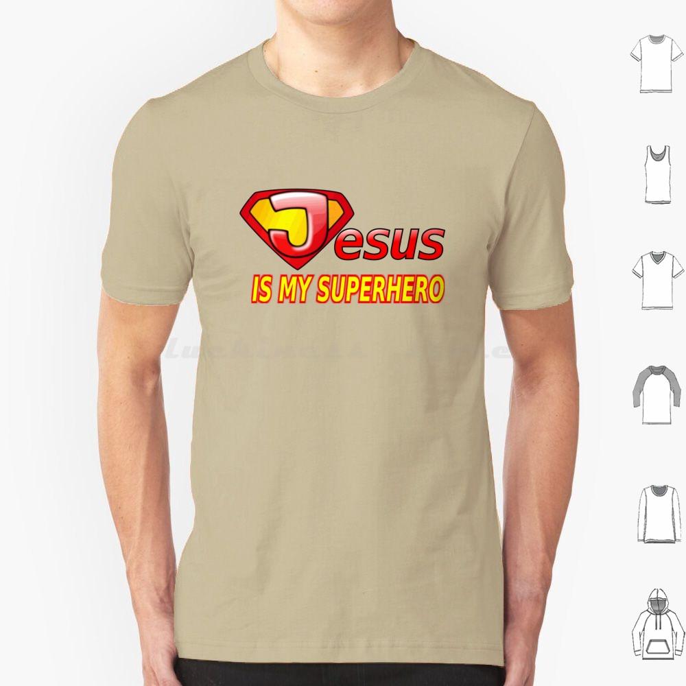 Jesus Ist Mein Superheld T-Shirt Baumwolle Herren Damen DIY Druck Jesus Ist Mein Superheld Jesus Christus Lustig Christlich Jesus Ist Mein
