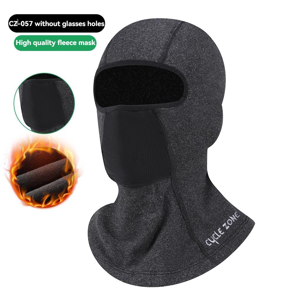 Winter Thermal Full Face Mask Windproof Fleece Balaclava Cap Warm Dustproof Motorcycle Riding Ski Cycling Face Cover