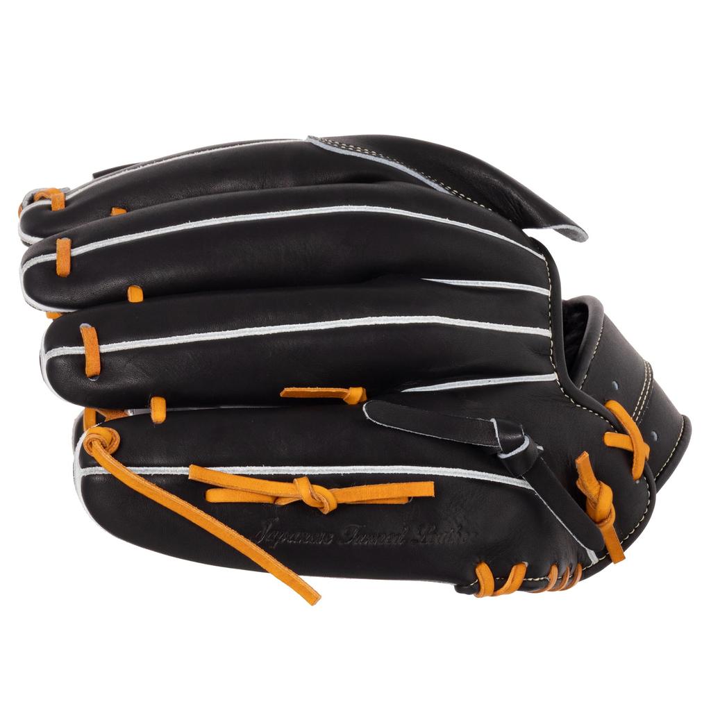 ZETT Neo Status Soft Baseball Black x Oak Size BRG312611 Glove, Pitcher's Glove, Right-Handed Throw, Brown, 4,
