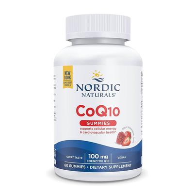 CoQ10 Gummies 100 Mg Strawberry Taste, 60 Gummies