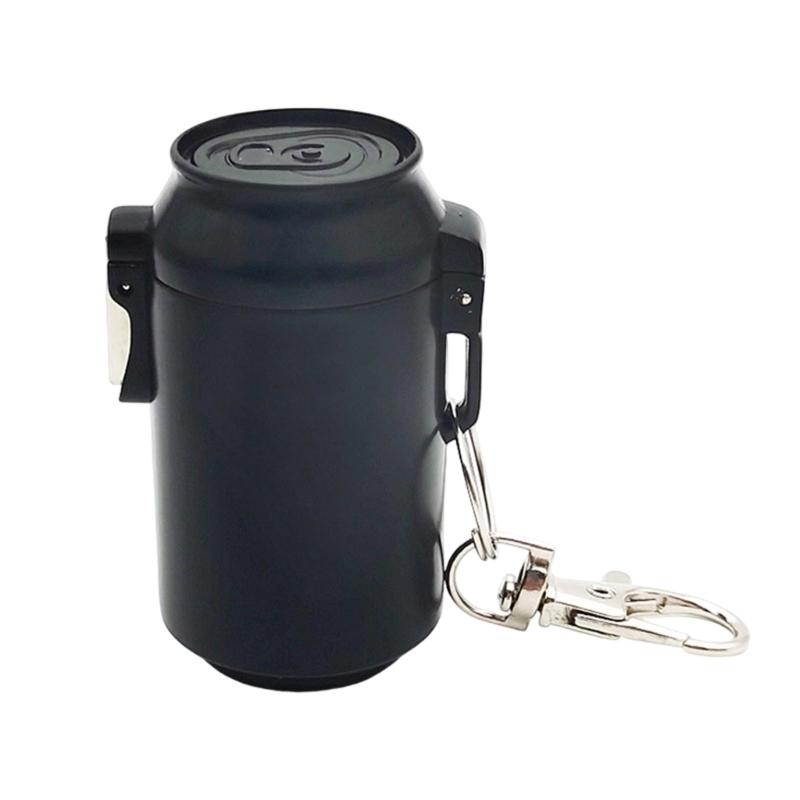 Convenient Metal Travel Ashtray With Secure Lid Creative Portable Ashtray Ashes Holder SpillProof for Outdoor Indoor Use