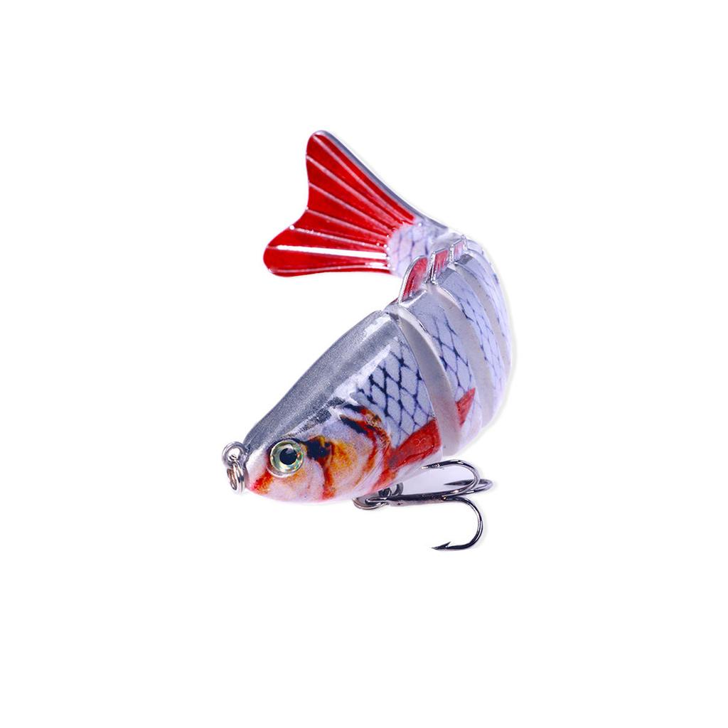 Multi-Jointed Swimbait – Realistic Swimming Lure for Bass, Pike & Saltwater Fish, Freshwater & Inshore Use