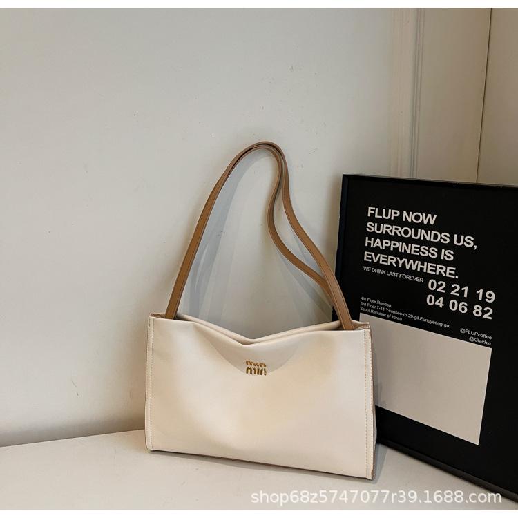 

High-end foreign style tote bag women s commuting large-capacity underarm bag 2025 new Korean fashion shoulder bag