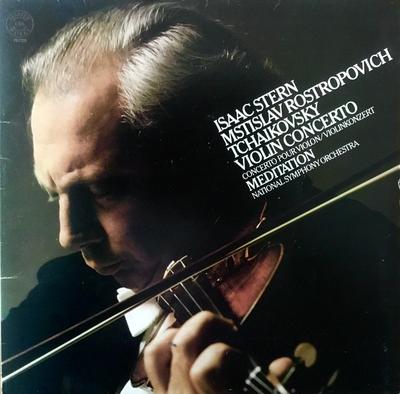 LP Record ISAAC STERN, MSTISLAV ROSTROPOVICH, - Violin Concerto / Meditation 76725 CBS Masterworks 1979 Europe Classical Used
