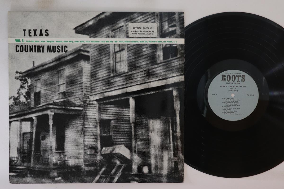 

LP Record VARIOUS - Texas Country Music Vol. 3 RL327 ROOTS Australia Blues Used