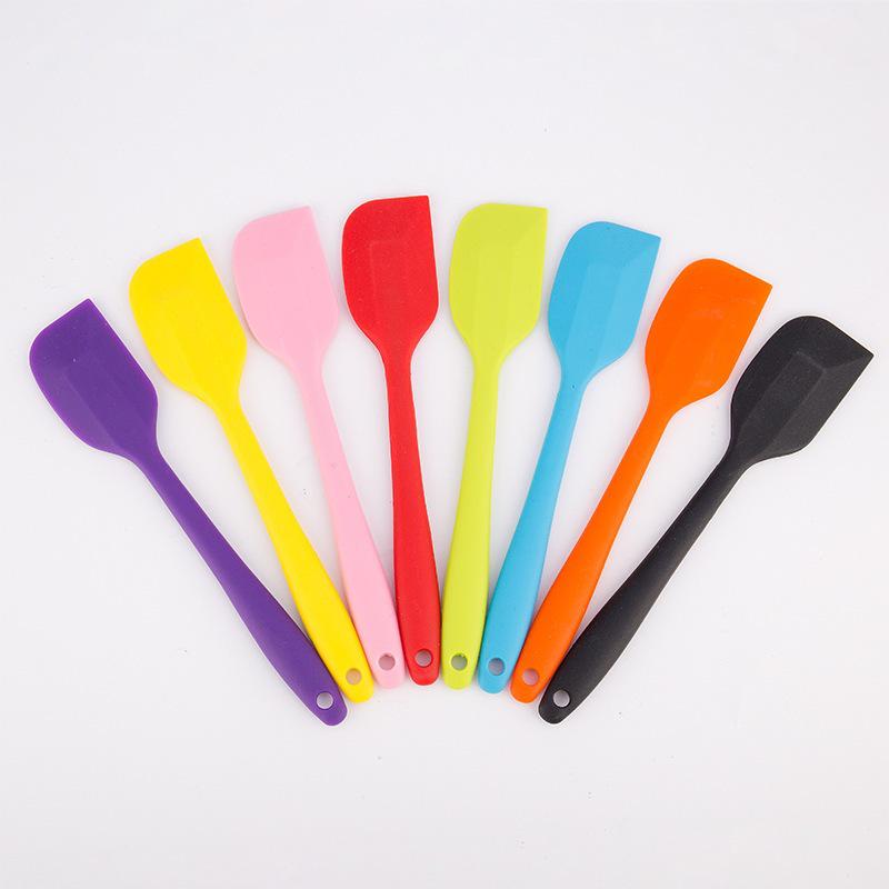 

Large & Small High-Temp Resistant Silicone Baking Spatula Set Small Spatula (36g) - Self-Adhesive Bag синій