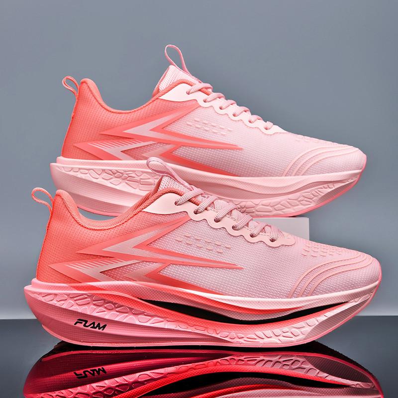 New running shoes large size carbon board marathon carbon board men's and women's racing side training sneakers