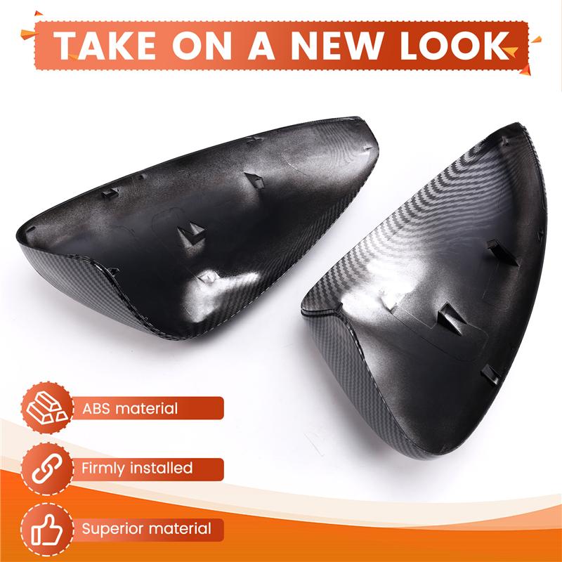 A03Z-Накладка на боковое зеркало заднего вида автомобиля, корпус зеркала двери из углеродного волокна для Honda Accord 2018- Корпус зеркала заднего вида Carbon Fiber Pattern