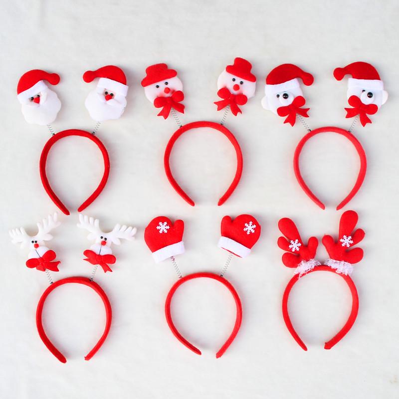 Christmas Headbands: Festive Party Supplies & Decorations in Various Styles