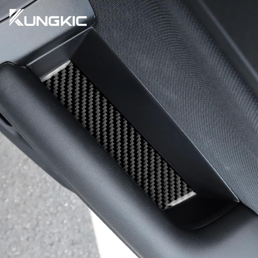Real Soft Carbon Fiber Sticker For Subaru WRX/WRX STI 2025 2025 2025 Door Armrest Inner Groove Decor Trim Interior Accessories