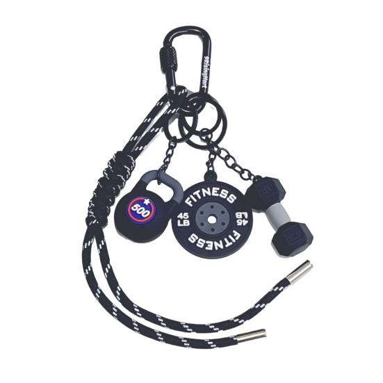 

Фитнес Брелок Любитель Тренажерного Зала Гантель Штанга Чашка для Воды Брелок Силиконовый Вес Тарелка Подарки для Тренажерного Зала Подвеска для Тренировочной Сумки B