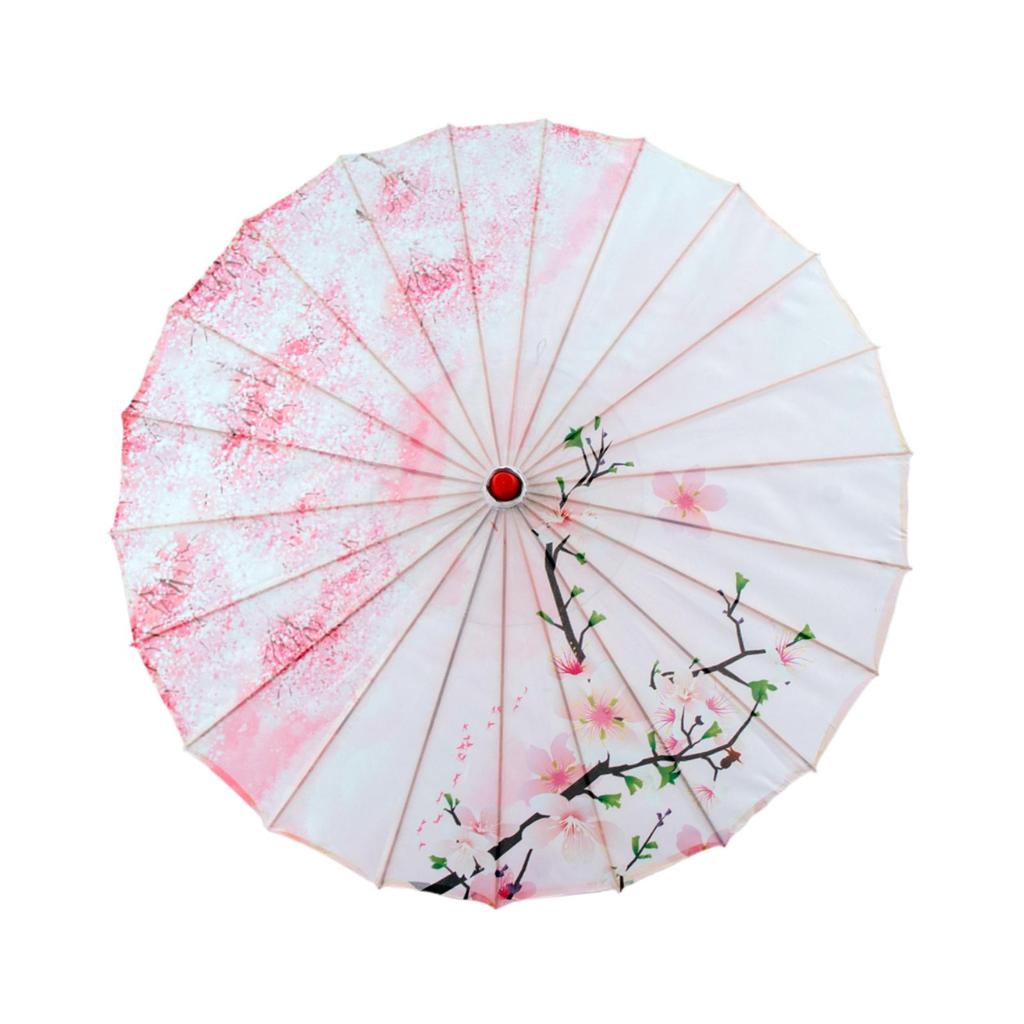 Chinese Oiled Paper Umbrella Japanese Women Decorative Umbrella for Costumes Photography Bridesmaids Party Scenery