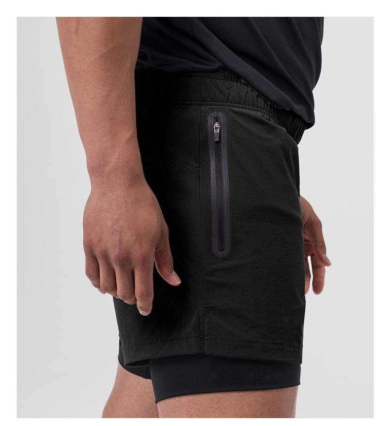 Men's Quick-Dry Elastic Sports Shorts for Summer Running