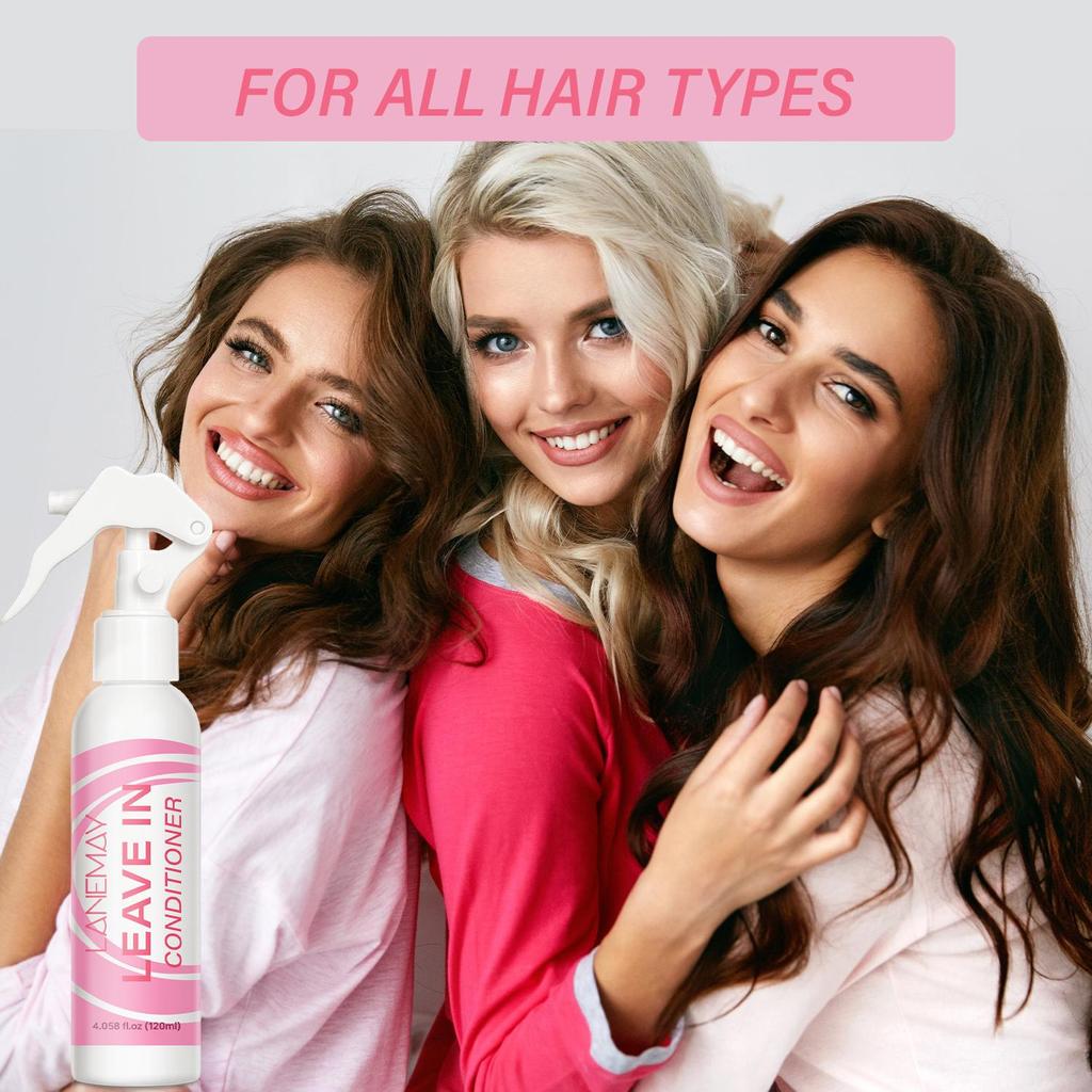 Leave-In Conditioner-Softens Hair And Improves Styling Manageability-Suitable For All Hair Types, 120ml
