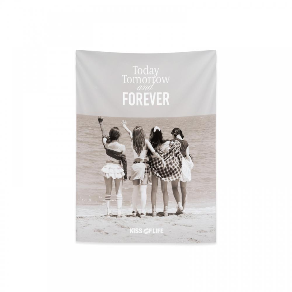 Kiss Of Life   Chiffon Fabric Poster 02   Kiss Of Life 4th Mini Album Md