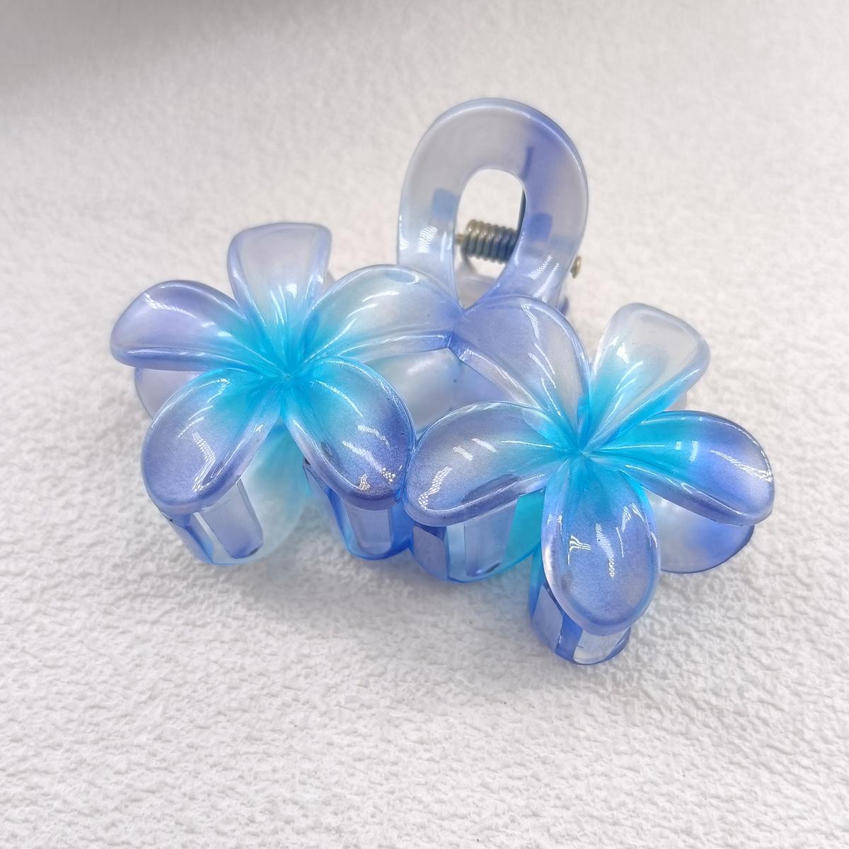 

Крутые градиентные заколки для волос с цветами для женщин, модные милые крабики для волос, зажимы-крабы, заколки-бабочки, гавайские головные уборы, аксессуары для волос для девочек