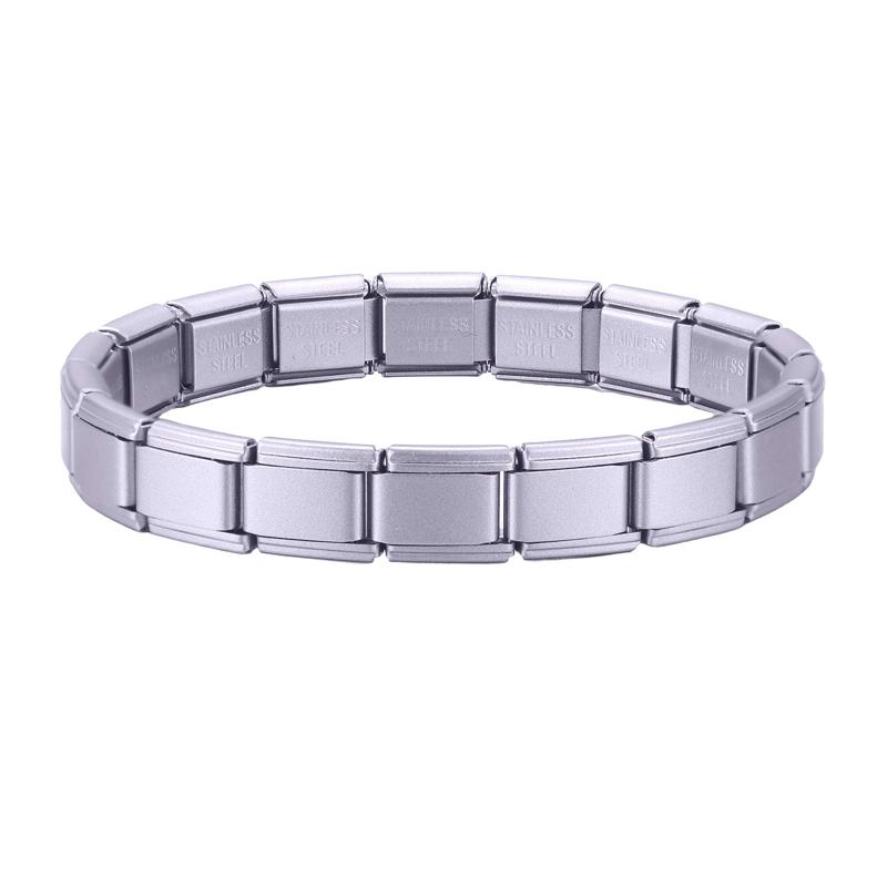 Bracelets à Charms Italiens Y2K DIY Élastique de Base Bracelet en Acier Inoxydable Mode Bijoux pour Femmes Fabrication Vente en Gros
