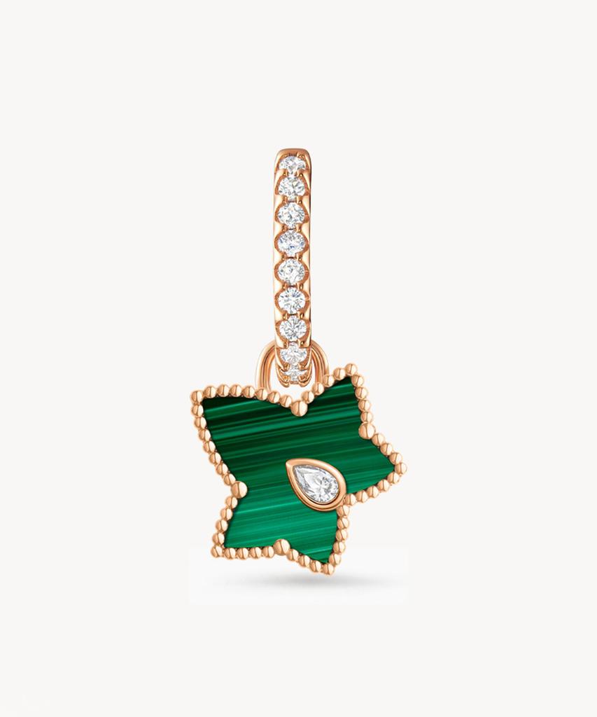 Lola Rose Ivy Malachite Cubic Drop Point Women'S Earrings