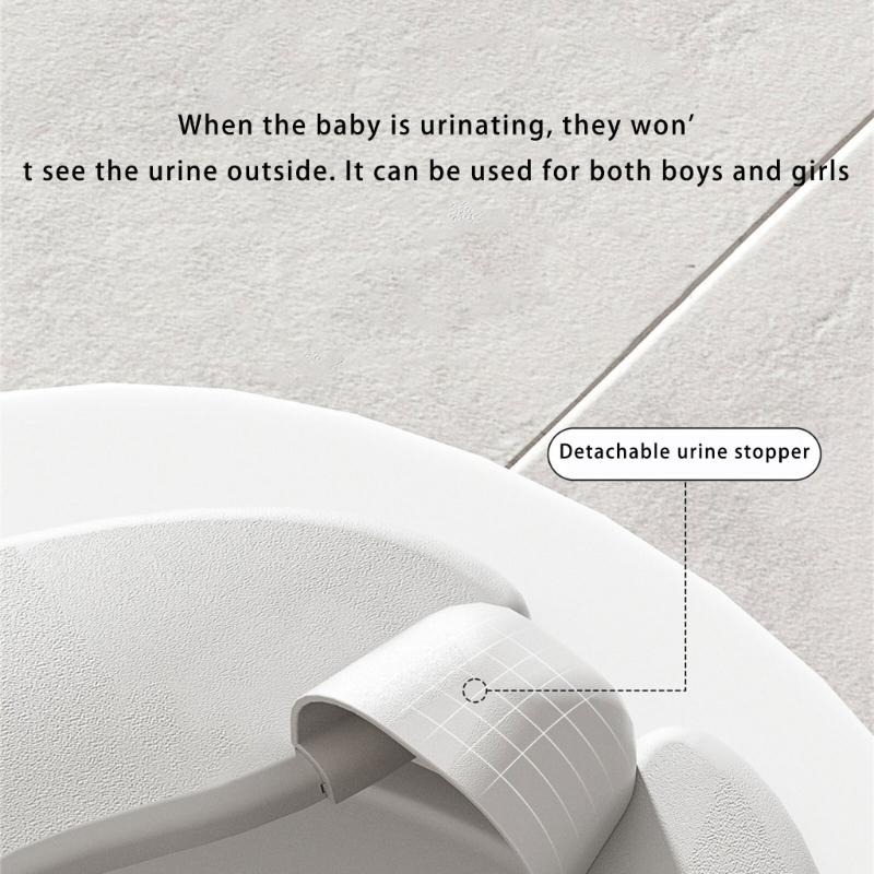 Collapsible Bear Shaped Baby Cartoon Travel Folding Potty Seat Compact Design Easy To Clean Ergonomic Support