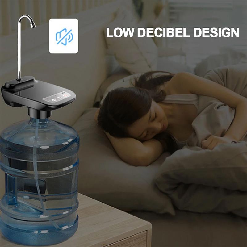 Pompa per Boccioni d'Acqua Elettrica Erogatore Automatico per Bottiglie d'Acqua Pompa Erogatrice d'Acqua Ricaricabile con Supporto Erogatore d'Acqua