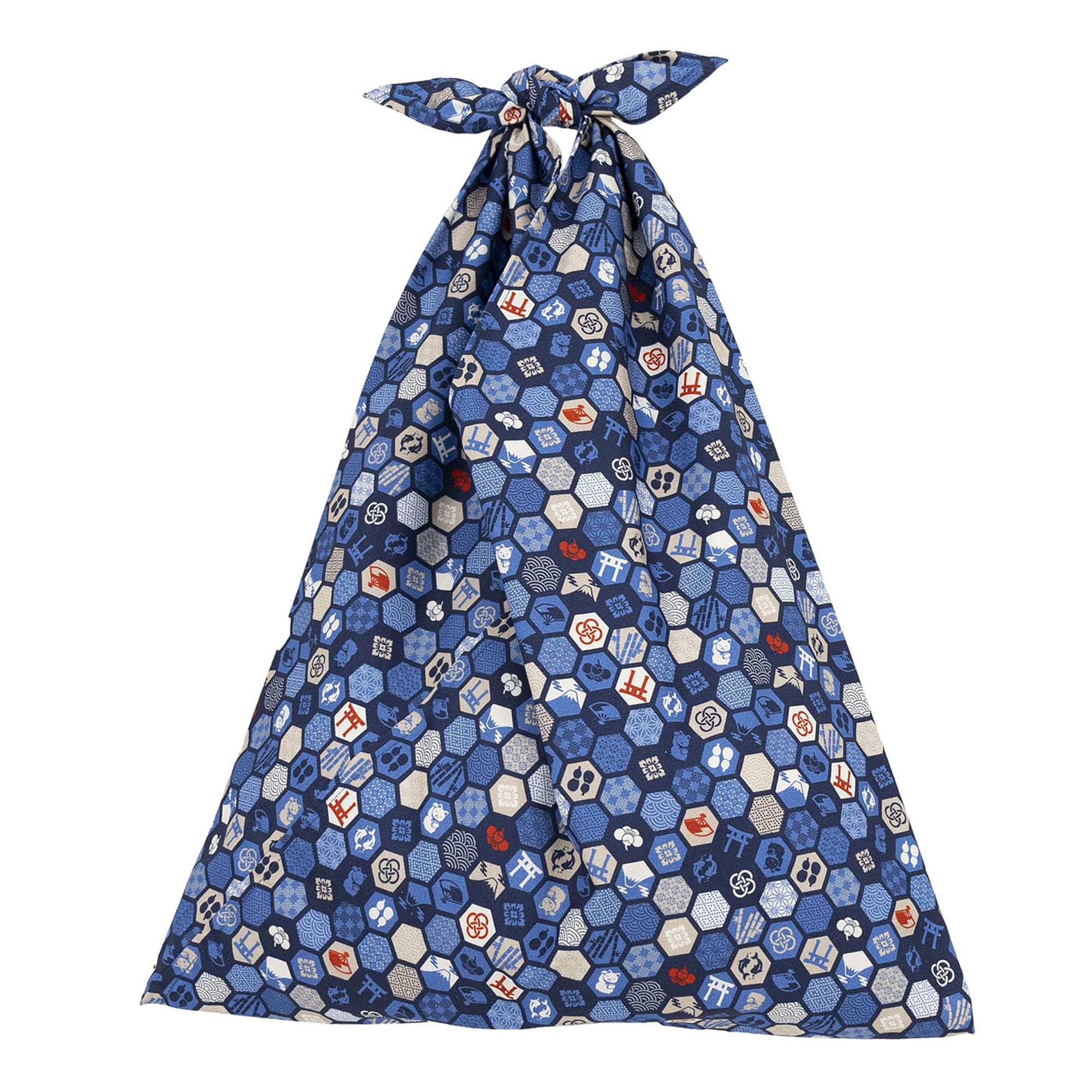 

Сумка Azuma tote из хлопка с длинной ручкой, которую также можно использовать как эко-сумку ~Шестиугольная~ 100%
