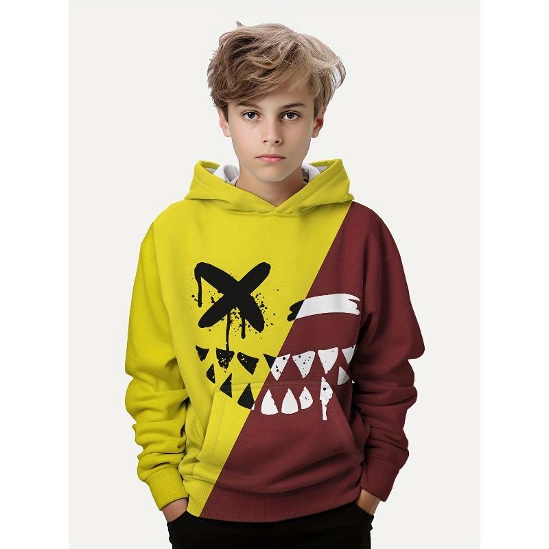 Casual Comfortable Sweatshirts Fashionable Children's Clothing Printed Hoodies Sweatshirts Boys