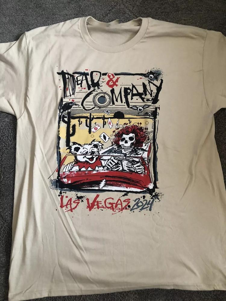 

Dead And Company Las Vegas Opening Night Adult Cotton TShirt Unisex T-Shirt XXL