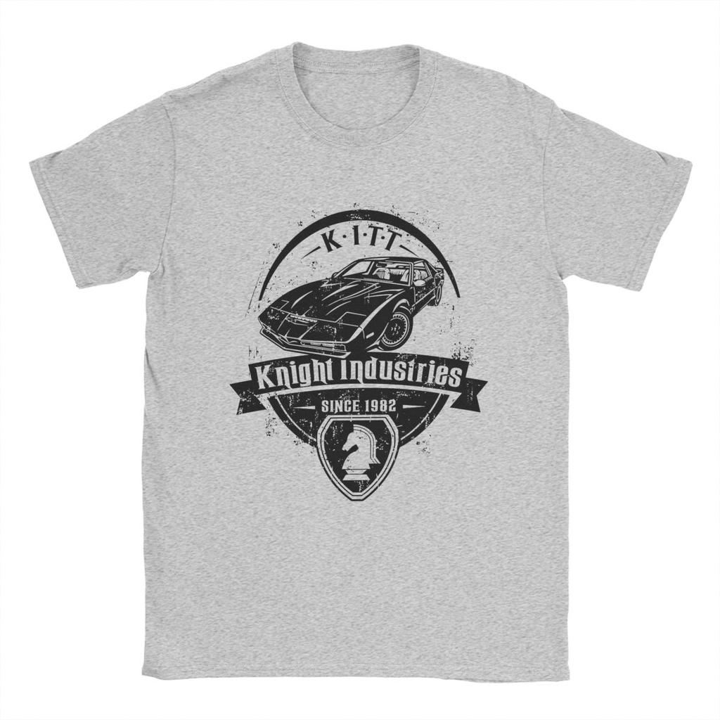 Knight Rider Industries KITT Since 1982 Men's T Shirt Leisure Tee Shirt Short Sleeve T-Shirts Pure Cotton Original Clothes