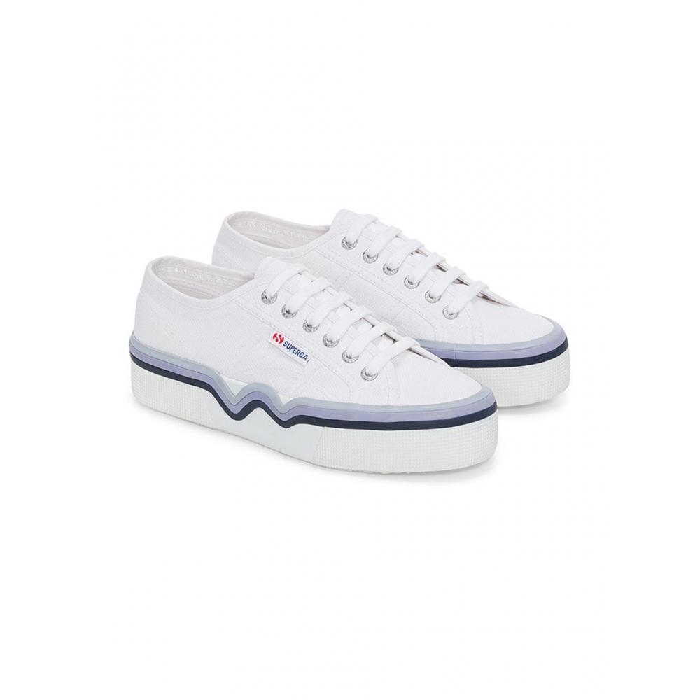 Superga S4128swatq Superga 2740 Liquophy Strips White