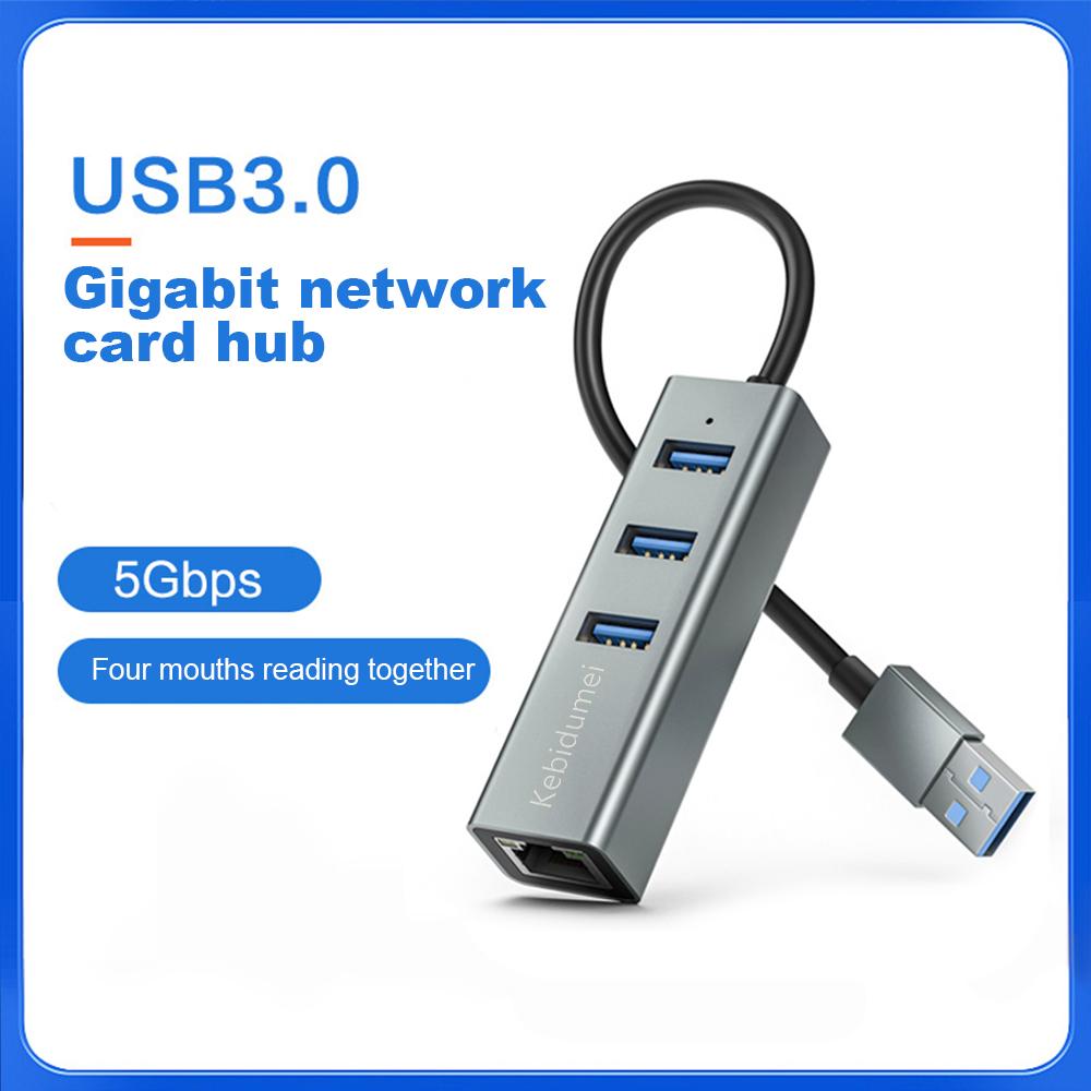 USB 3.0 Type C HUB 1000Mbps Ethernet Adapter USB 3.0 Network Card to RJ45 Lan Hub for MacBook Laptop Computer