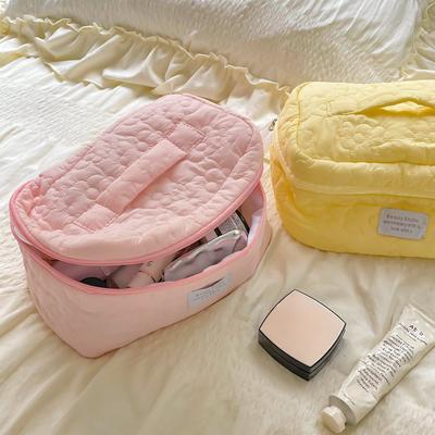 Make-up-Tasche, große Kapazität, tragbare Make-up-Aufbewahrungstasche, Reise-Aufbewahrungstasche für Damen