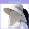 Sun Protection Baseball Cap With Face Mask For Women Summer Sunshade Sport Style